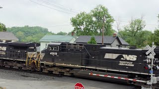Railfanning a Double Header NS Coal Drag 