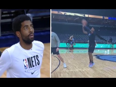 Kyrie Irving x Ja Morant Warming Up Before Game 3! Crazy Matchup ...