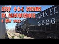 Santa Fe 4-8-4 No. 2926 Steam Locomotive Runs - Albuquerque 6 May 2023 - ATSF