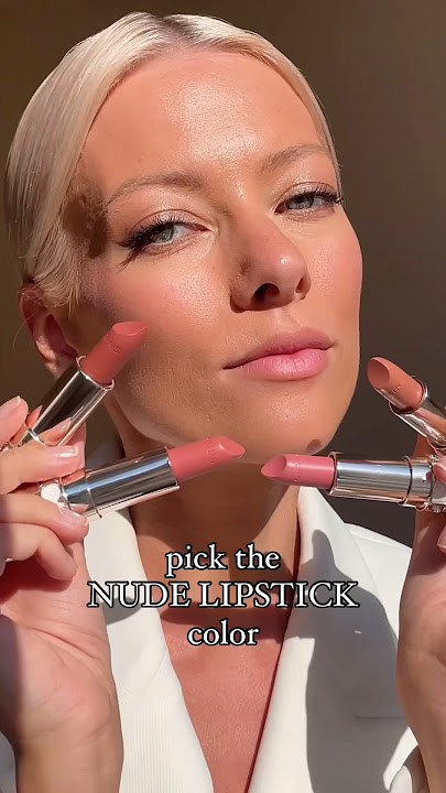 Nude lipsticks. Texture: very hydrating with a satin finish. CLARINS joli rouge satin