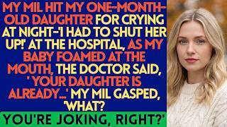 MY MIL HIT MY ONE MONTH OLD DAUGHTER FOR CRYING AT NIGHT 'I HAD TO SHUT HER UP!' AT THE HOSPITAL