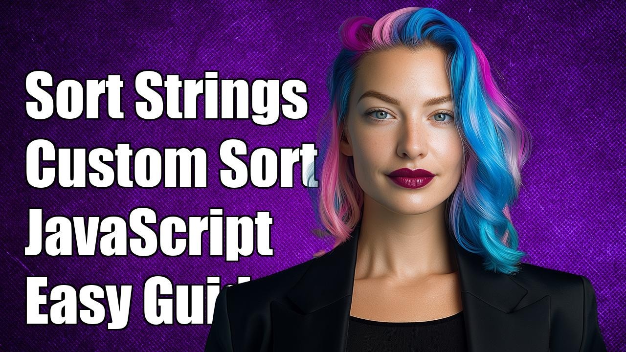 Javascript - sort array of strings in a custom way - YouTube