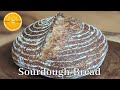 SOURDOUGH BREAD -  BEGINNERS RECIPE - 100% WHOLE WHEAT