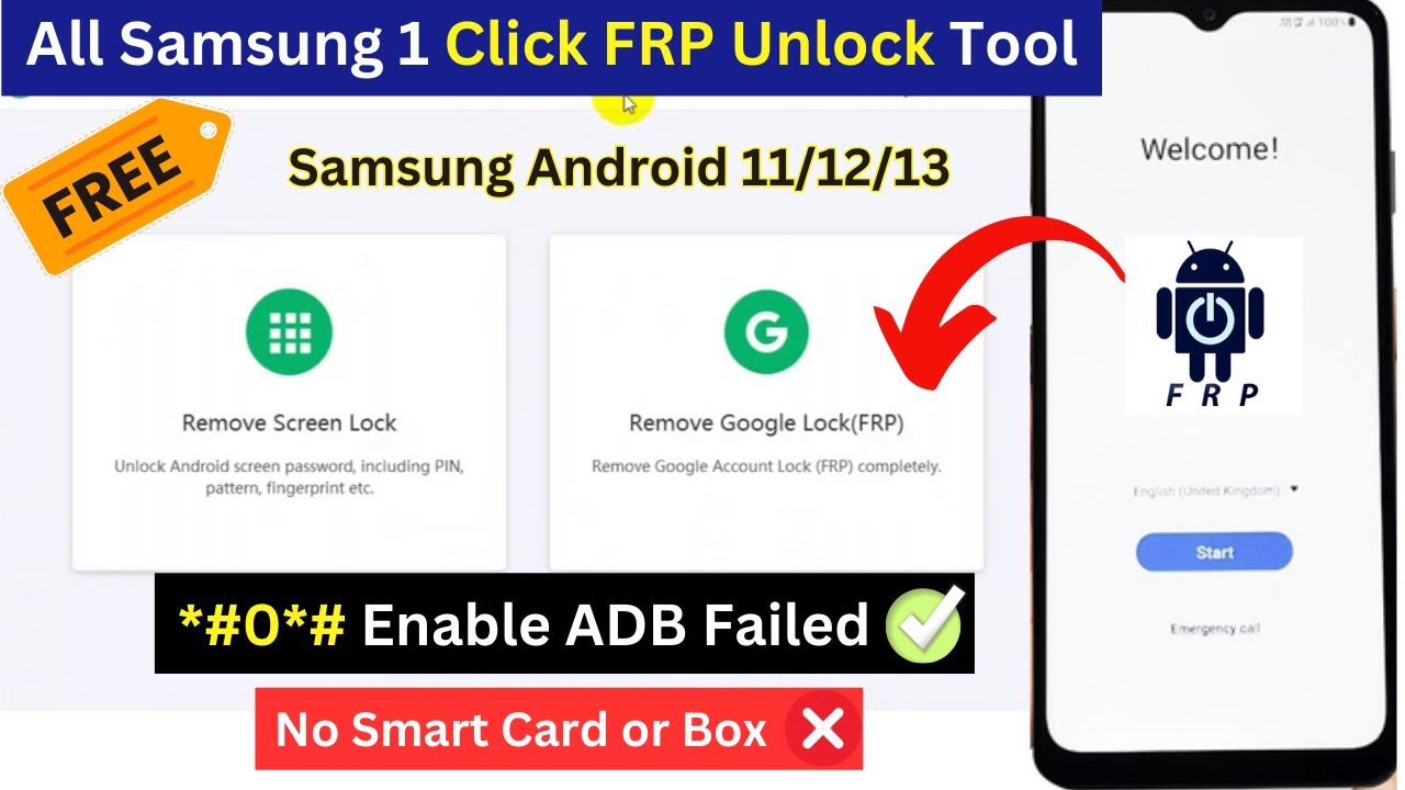 One Click Samsung Frp Bypass Tool  All samsung A10s,A20s,A30,A51,A12,A32  Frp Unlock Android 11/13 