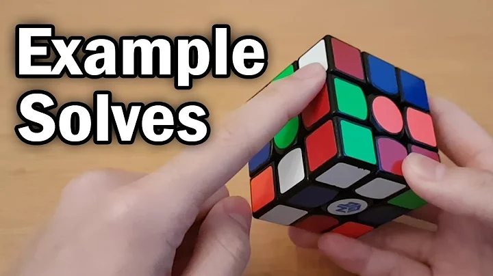 3x3 Example/Walkthrough Solves (CFOP + White Cross)