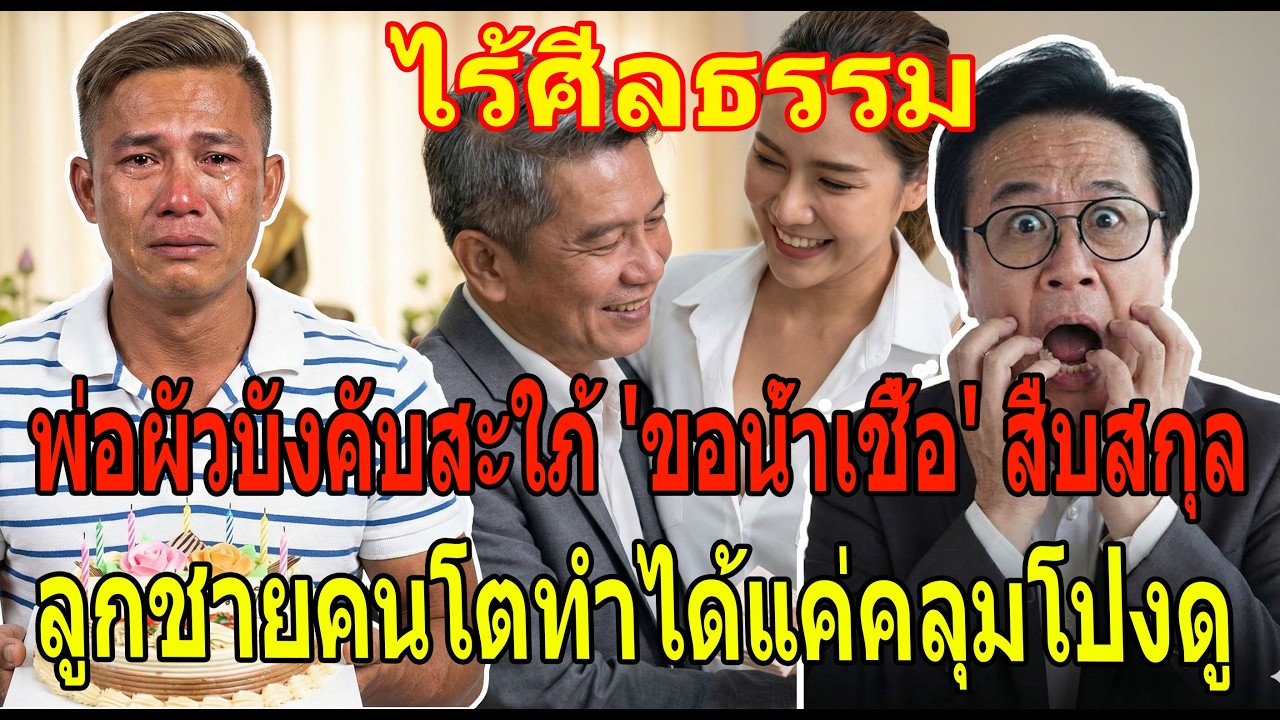 เรื่องอึดอัดใจ กับ วีที: พ่อผัวบังคับสะใภ้ 'ขอน้ำเชื้อ' สืบสกุล - ลูกชายคนโตทำได้แค่คลุมโปงดู