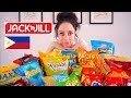 FAMOUS FILIPINO SNACKS TASTE TEST: JACK n JILL (Philippines) (part 1)