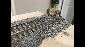 Building Our New HO Layout Part 19-Laying Our First Ballast