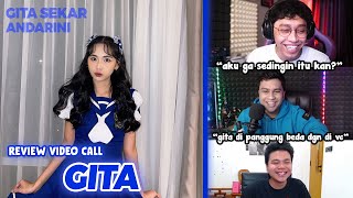 Review Video Call JKT48 : Gita Sekar Andarini! Emang Beneran Sedingin Kulkas? 🥶🥶 w/ @CrispyCendy