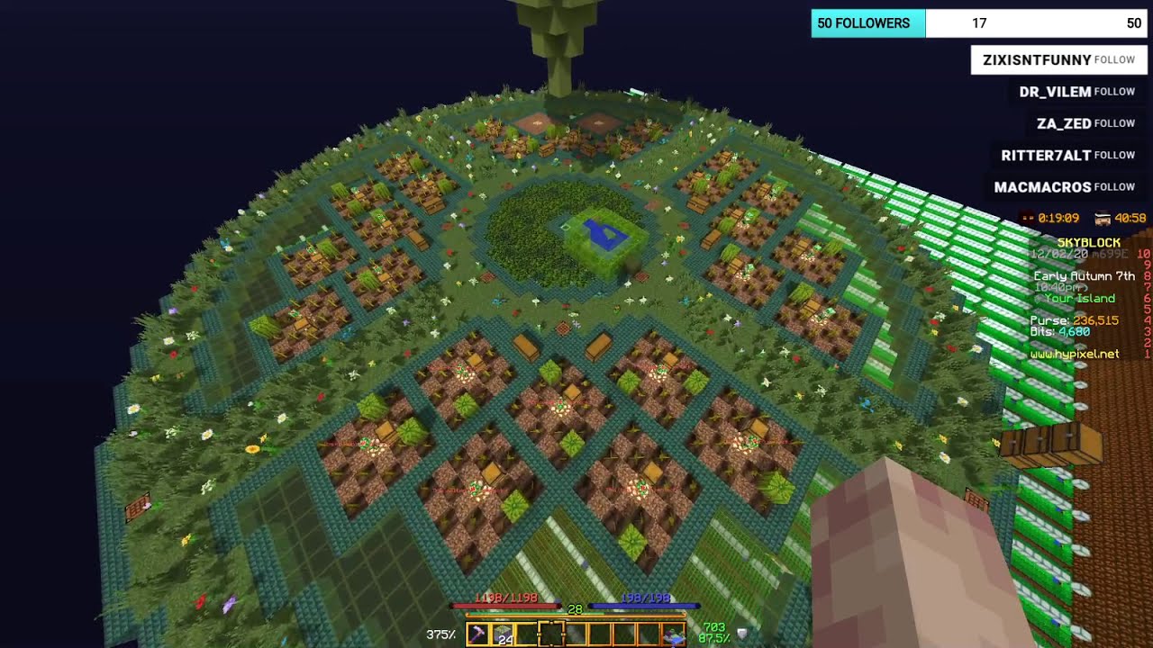 Hypixel Skyblock - Derpy Mayor! Grinding Farming Levels - YouTube