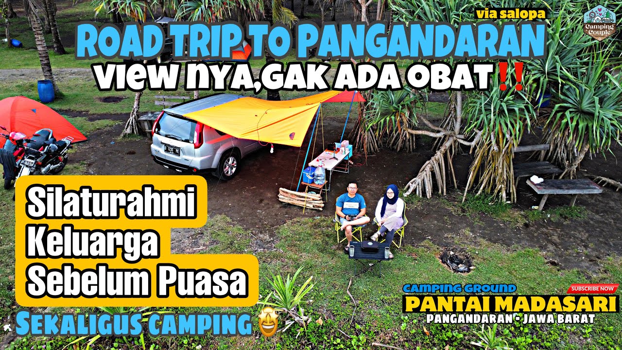 Camping Di Pantai Madasari Pangandaran Dengan View Terbaik | Nissan X-trail T31 Campervan