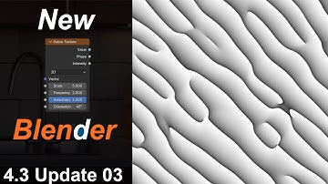 Blender 4.3 Gabor Texture Node: Unlock Seamless Procedural Patterns!