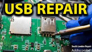 Unisheen Video Digitiser repair, simple USB port repair