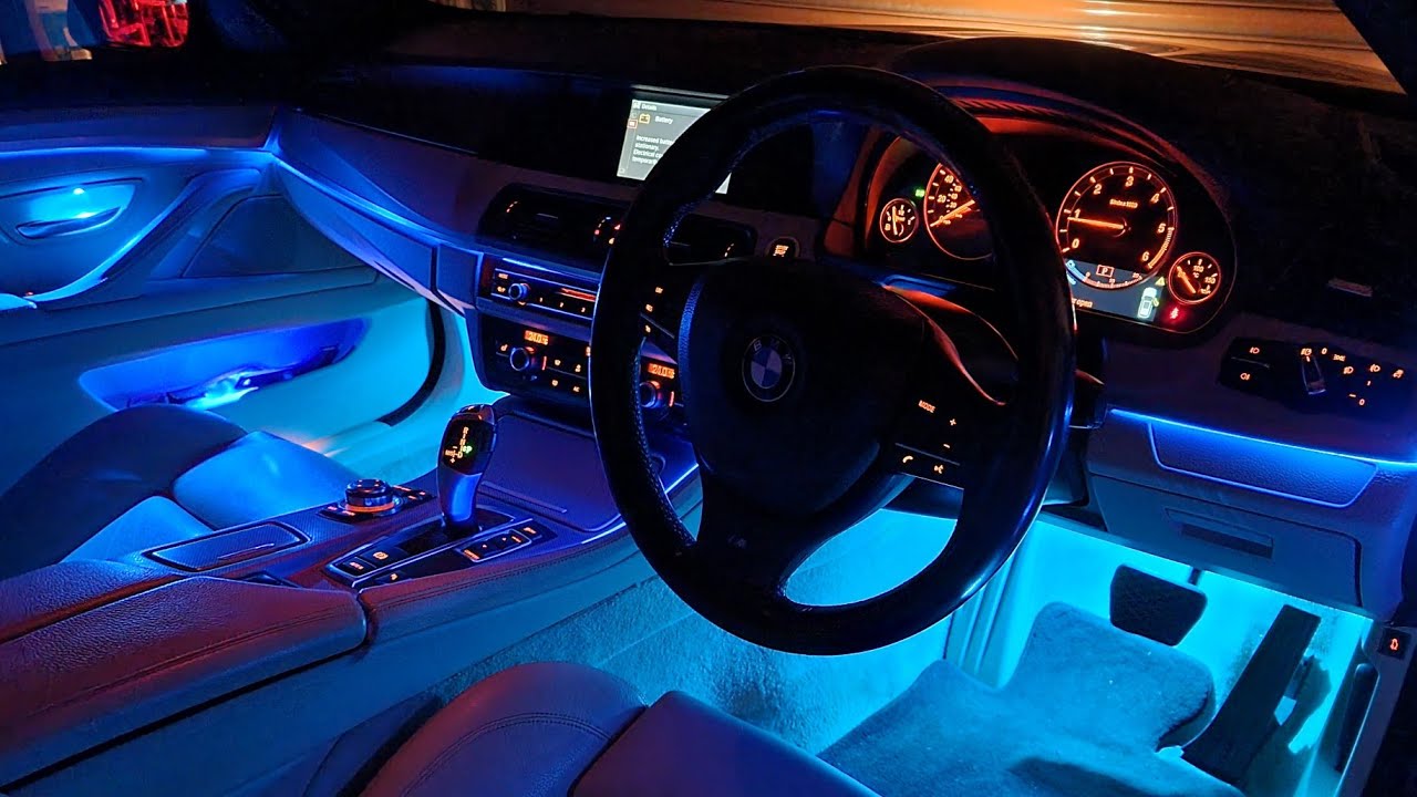 BMW 5 Series / F11 Ambient Light Install | LED Car Interior Lights | Car Ambient -