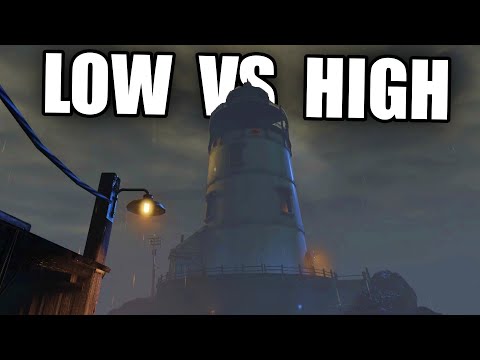 BioShock Infinite - LOW vs HIGH Graphics Settings Test
