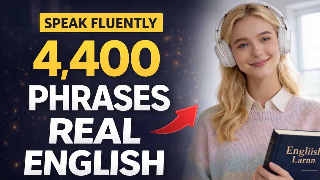 🔥 4,400 Real English Phrases You Must Know | Speak Fluently with Shadowing