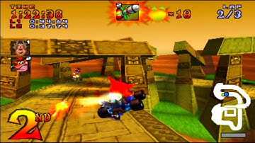 Crash Team Racing (PS1) walkthrough - Papu Papu