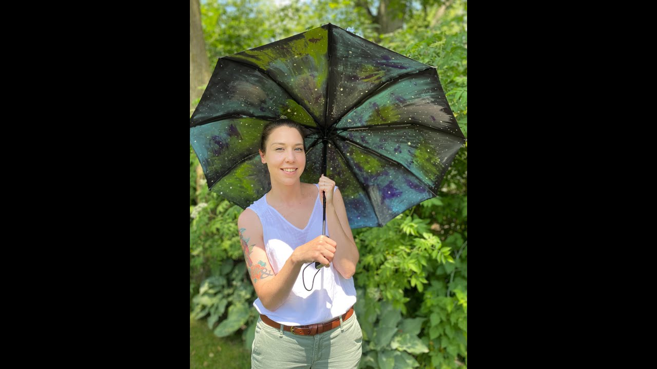 Adult DIY Craft: Cosmic Umbrellas
