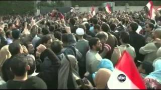 Crowds Bigger Than Ever in Tahrir Square (Egypt Feb 8, 2011 - ABC News)