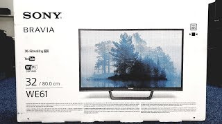 Sony 32WE613 Unboxing and Setup