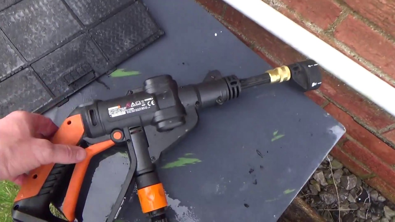 Worx Hydroshot 20v Pressure Washer Youtube
