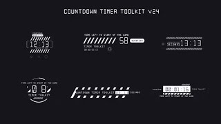 Countdown Timer Toolkit V24 After Effects Template Download