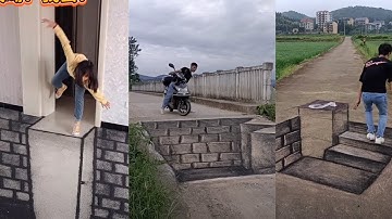 đỉnh cao nghệ thuật vẽ tranh 3D đường phố trung quốc🖌️🖌️//Tik Tok Trung Quốc//Arts creativity..#10