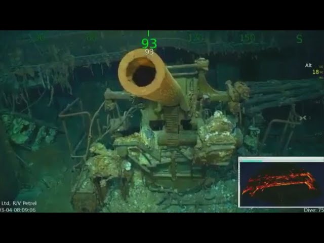 USSレキシントン 飛行甲板の破片 USSレキシントン飛行甲板の破片