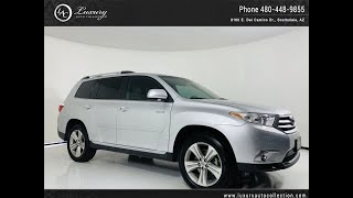 #2539B | 2013 Toyota Highlander Limited | For Sale Scottsdale, AZ