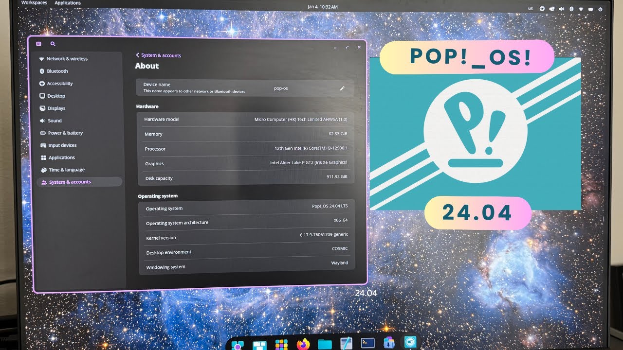 How to install Pop!_OS 24.04 with Cosmic Desktop!