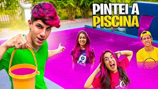 Pintei A Piscina Da Mansão De Rosa Fui Expulso