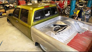 Minitruck Build - Fabricating the bed floor | 4K