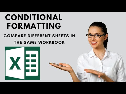 Conditional formatting | Compare two sheets in the same workbook