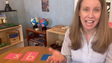 6. Three Period Lesson with Sandpaper Letters