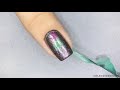 Multicolor magnetic nail design / Многоцветный мультихромный дизайн ногтей