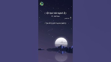 إلا تنصروه فقد نصره الله ❤️ تلاوات خاشعة قصيرة 🧡القران الكريم💛 احمد العجمي 💚Love Quran💙