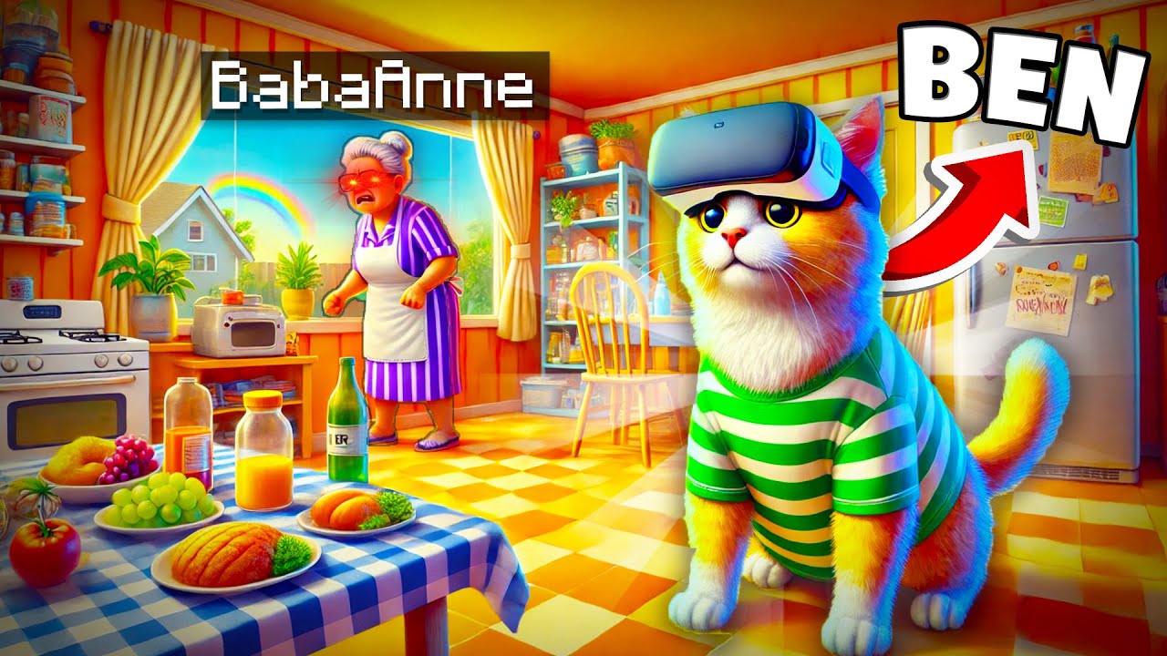 KEDİ OLDUM VE BABAANNEMİ ÇILDIRTTIM! 🐈