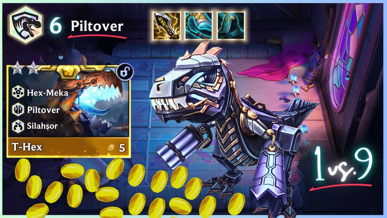 GİZLİ META! [ÖĞRETİCİ] 1v9 PARA BASAN T-HEX! METANIN EN GÜÇLÜSÜ?! | SET 16 | OVERRATED TFT