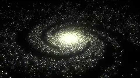 Flying through a galaxy