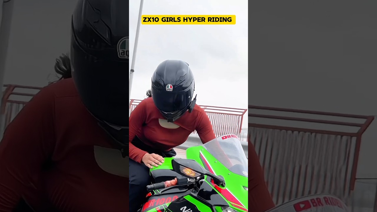 Zx10 girls hyper riding 🔥👀 #zx10r #ytshorts #shorts #viralshorts