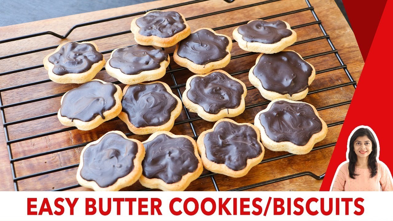 सस्ते में घर पर बनाएं खस्ता बिस्किट | Butter Biscuits ki Recipe | Light & Tasty Butter Choco Cookies