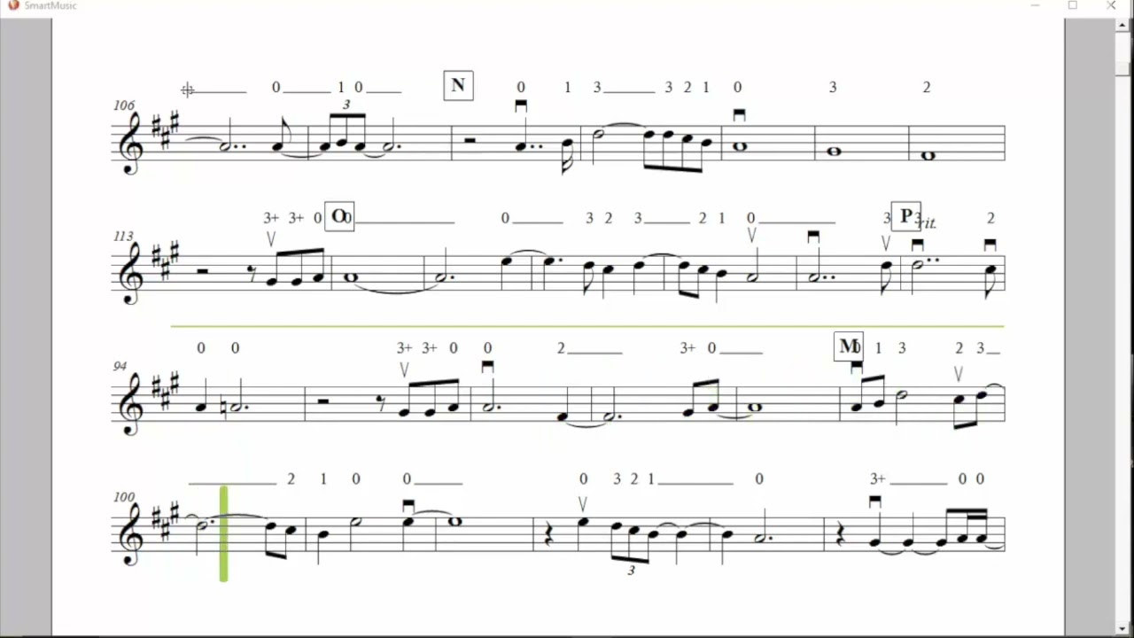 Now We Are Free  - Gladiator Theme - Partituraoke - Sheet Music Violino - Track Accompaiment.