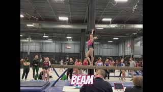 xcel platinum regionals! ✨ beam & vault! 💕 