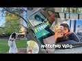 Spring weekend vlog of a uni student  moody lenses studying selfcare etc