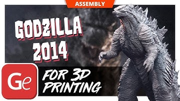 Godzilla 2014 3D Printing Figurine | Assembly by Gambody
