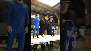 MAKING THE IMPOSSIBLE RC JETMAN 🛩🪂 #jetman #jet #rcjet #flight #aviationengineering