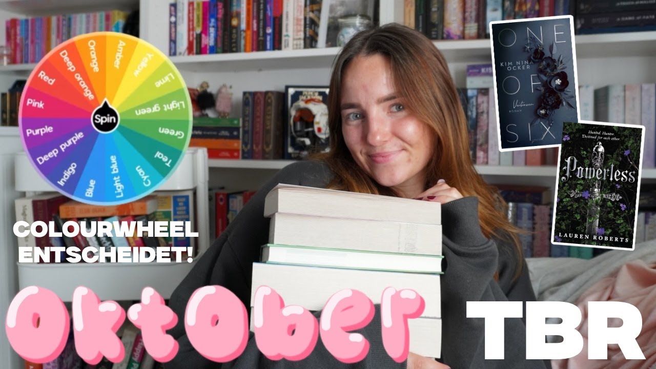 colourwheel entscheidet was ich im oktober lese! ✨💗