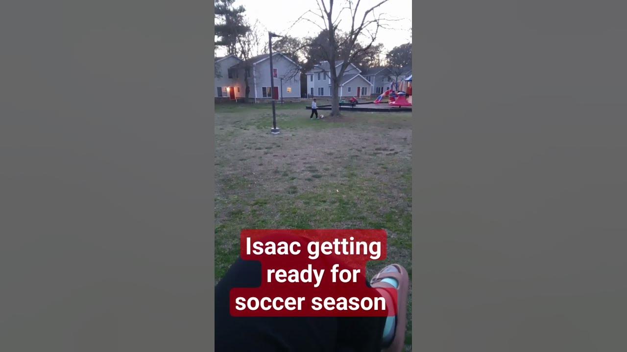 Isaac getting a little soccer practice in with a neighbor youtube