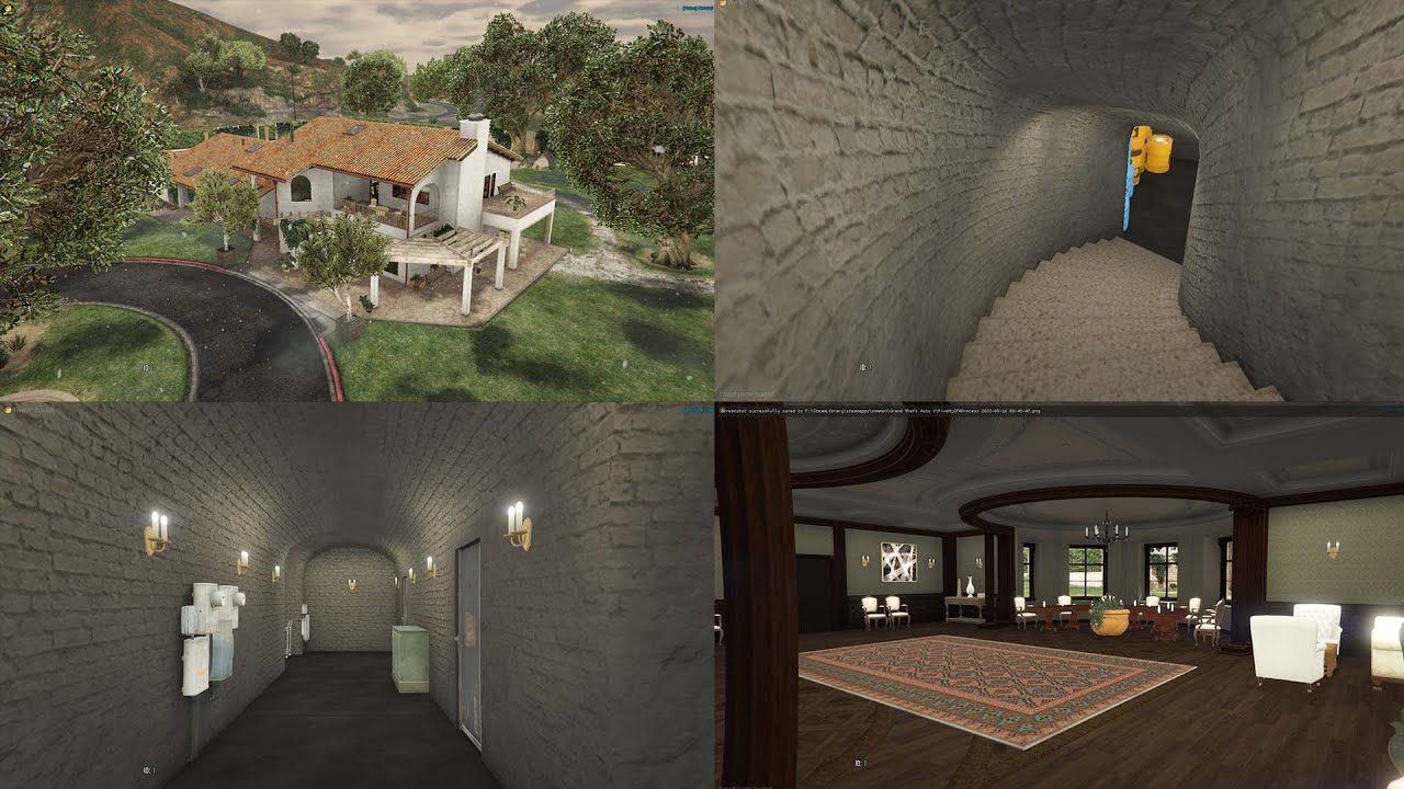 GTA V Open Interior MANSION With Secret FIVeM MLO YouTube