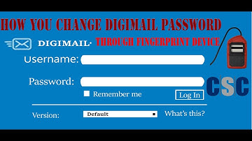 HOW DO YOU CHANGE DIGI MAIL PASSWORD THROUGH E KYC FINGER PRINT SCANNERSYSTEM FROM DIGITAL SEVA